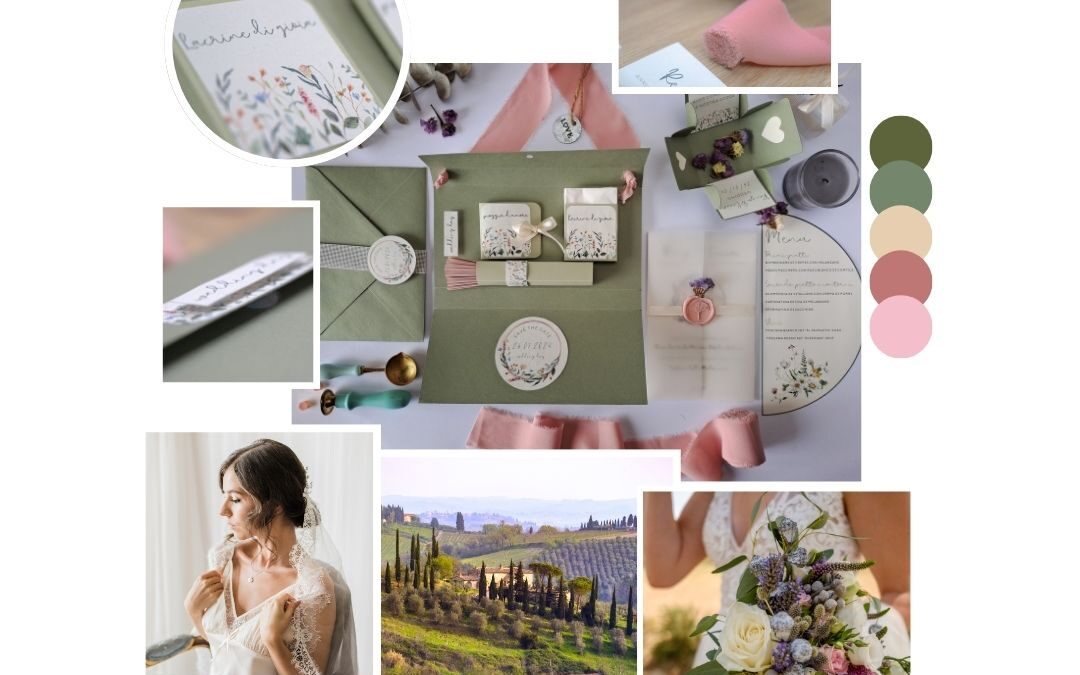 Moodboard matrimonio: cos’è e perché è fondamentale per definire lo stile dell’evento